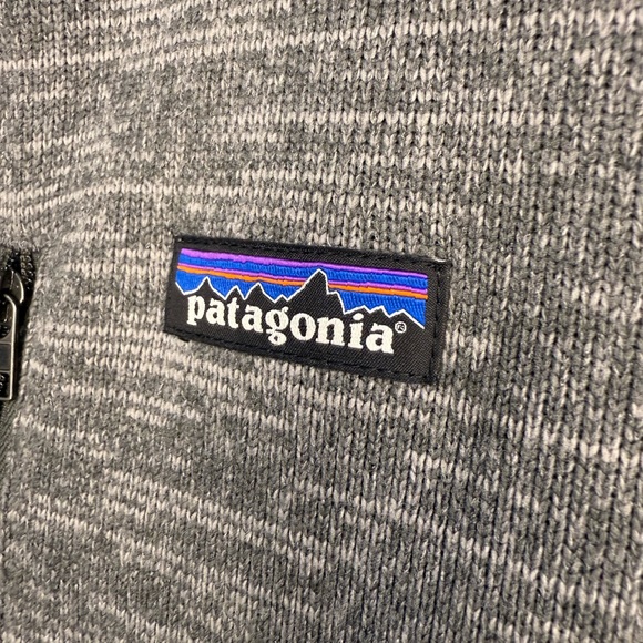 Patagonia Men's Better Sweater 1/4 Zip Charcoal Heather Quarter Zip Fleece XXL - Picture 3 of 7